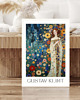 plakaty PLAKAT Gustav Klimt, łąka  obraz kobieta kwiaty