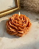 świeczniki i świece Świeca sojowa ekologiczna dekoracyjna piwonia peonia "Terracotta" 80x35mm