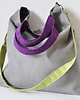 torby XXL Torba hobo XXL- szary, limonka, fiolet