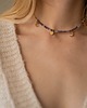 chokery Choker Ametyst z zawieszkami