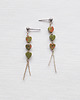 kolczyki z kamieniami Kolczyki serduszka Unakit