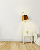 lampy podłogowe Industrialna lampa stojąca do salonu TALLIN MIRROR