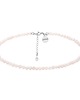chokery Srebrny choker z pereł naturalnych
