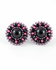 kolczyki swarovski Kolczyki Swarovski Groszki black&orchid
