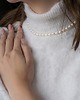 chokery Naszyjnik choker perły oliwka