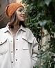czapki damskie Klasyczna Czapka Slouchy - Ruda