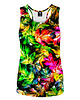 topy damskie DR.CROW Bokserka Top Jungle Leaves