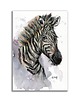 grafiki i ilustracje Obraz ręcznie malowany "Zebra"