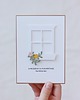 kartki scrapbooking Okno. Zaproszenia na parapetówkę