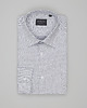 koszule męskie Koszula fabrizia 00545 długi rękaw szary classic fit