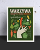 plakaty Plakat  do kuchni  warzywa źródłem witamin 50x70