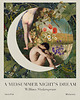 plakaty Plakat Fine Art giclee kolaż A MIDSUMMER NIGHT'S DREAM