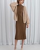 swetry damskie  Rozpinany Sweter Chunky Cardigan