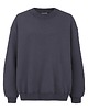 bluza bez kaptura damska Bluza crew neck light antracite cheer long