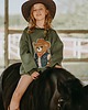 bluzy dla chłopców Bluza oversize Kowboj Teddy