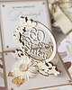 kartki scrapbooking 60 rocznica ślubu, diamentowe gody, exploding box, kartka 3d