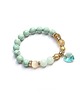 bransoletki z kamieni naturalnych Kolekcja Rich - Pastel blue and ivory /16.08.22/