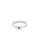pierścionki srebrne Little GEM / satin silver with gemstone