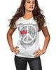 t-shirt damskie T-shirt damski UNDERWORLD Peace biały