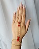 bransoletki z kamieni naturalnych Bransoletka z pierścionkiem Sexy Stones Red