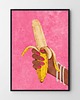 plakaty Plakat Ręka z bananem pop-art