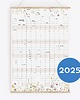 kalendarze i plannery Planer ścienny 2025 święta 42x60cm (A2)+dębowy wieszak
