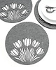 podkładki do kuchni podkładki Tulipany pod talerz, 4szt, śr. 30cm