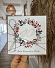 kartki scrapbooking Rustykalna kartka życzenia z okazji 40. rocznicy ślubu - czterdziesta rocznic