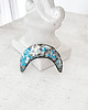 broszki Broszka KSIĘŻYC 5 ręcznie haftowana koraliki