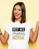 t-shirt damskie Koszulka damska oversize Not my problem Honey