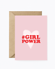 kartki okolicznościowe - wydruki Autorska kartka "Girl Power"