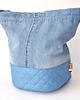 kosmetyczki Kosmetyczka worek  duży  " kwiatki i jeans "