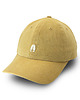 czapki damskie GEKON 6 panel - żółta bawełniana czapka z daszkiem dad cap