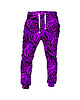 spodnie dresowe damskie DR.CROW Spodnie Fullprint Purple Roses