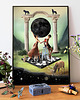 plakaty Surrealistyczny Plakat "The Game of Love" Kolaż