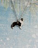wisiory Border collie- zawieszka z psem