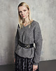 bluza bez kaptura damska Bluza wełniana Gris