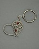 breloki Oryginalny brelok serce, breloczek karneol wire wrapping