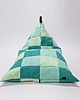 pufy do siedzenia Puf OVNI LONG zero waste OSKAR PEREK TRICOLORE pastelowy