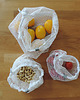kuchnia - różne Zestaw woreczków z firanki (zero waste)