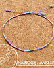 bransoletki na sznurku Bransoletka NA NOGĘ -Simple pastel