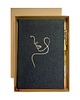notatniki i albumy Notes Potret kobiety Gold 14x20.5 cm z pudełkiem 200 stron w linie