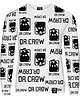 bluza bez kaptura damska Bluza Bez Kaptura Damska DR.CROW Logo Biała