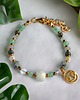bransoletki z kamieni naturalnych RAK - zodiac collection - PREMIUM :: gold