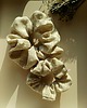 gumki do włosów Lniane scrunchie sensed accessories : duża i mała