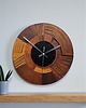 zegary Zegar ścienny z Drewna -  Cichy Mechanizm