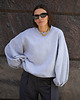 bluza bez kaptura damska BLUZA ENJOYABLE grey