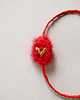 bransoletki na sznurku Czerwona bransoletka na szczęście, handmade, unikat