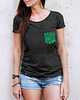 t-shirt damskie Koszulka damska z kieszonką GÓRY