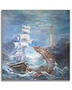 obrazy Obraz olejny ręcznie malowany autorski 80x80 Pejzaż morski